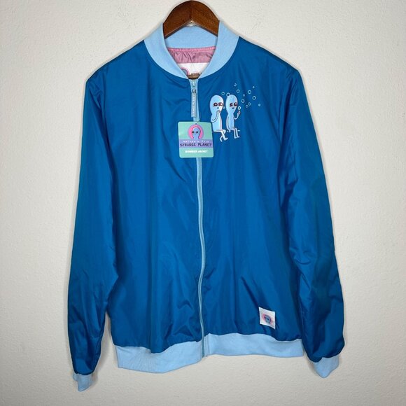 NWT Strange Planet bomber Jacket Windbreaker Sz M - Picture 9 of 11